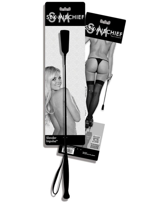 Sex & Mischief Slender Impulse Crop Slide Into Pleasure - - Whips And Crops