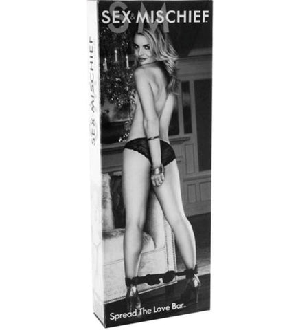Sportsheets Sex & Mischief Spread the Love Bar Bondage Restraint System - Spreaders and Hangers