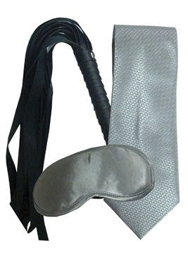 Sex & Mischief The Grey Collection Tie Me Up Kit Bondage Set - Cuffs And Restraints