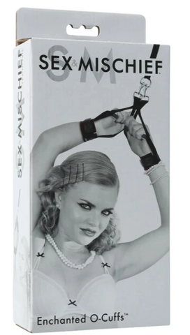 Sportsheets Sex and Mischief Enchanted O Cuffs Velvet Restraint - Cuffs And Restraints