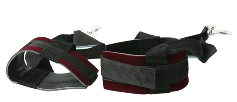 Sportsheets Sex and Mischief Enchanted O Cuffs Velvet Restraint - Cuffs And Restraints
