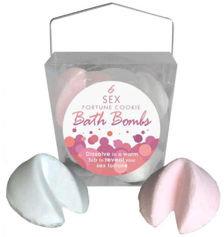Kheper Games Fragrant Fortune Cookie Shaped Bath Bombs with Messages - Sex Games, Coupons and Tricks