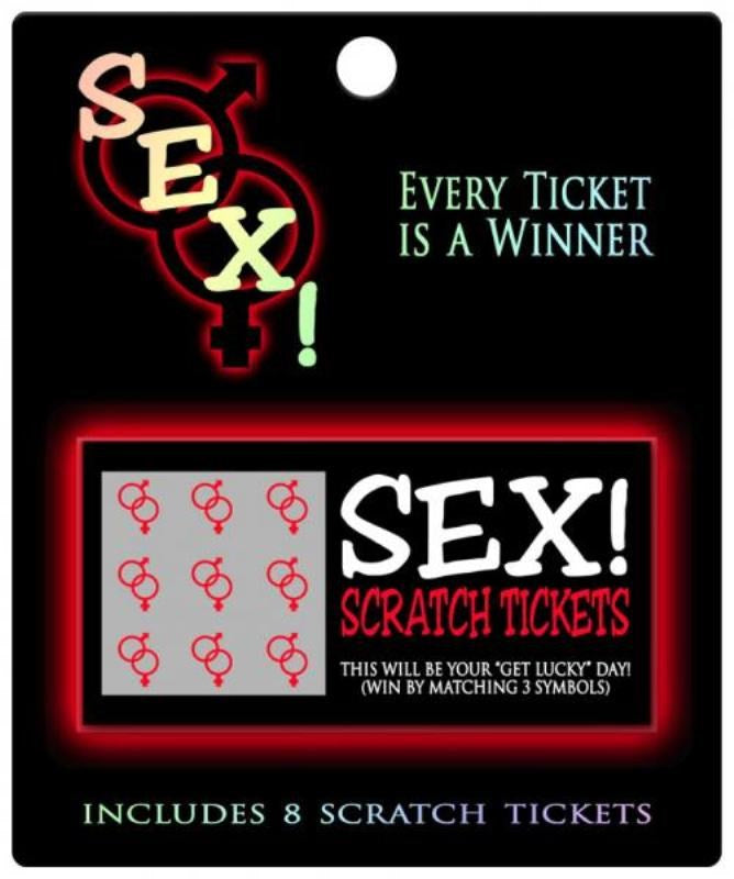 Kheper Games SEX Scratch Tickets Game 10 Activity Tickets - - Sex Games, Coupons and Tricks