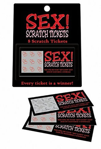 Kheper Games SEX Scratch Tickets Game 10 Activity Tickets - Sex Games, Coupons and Tricks
