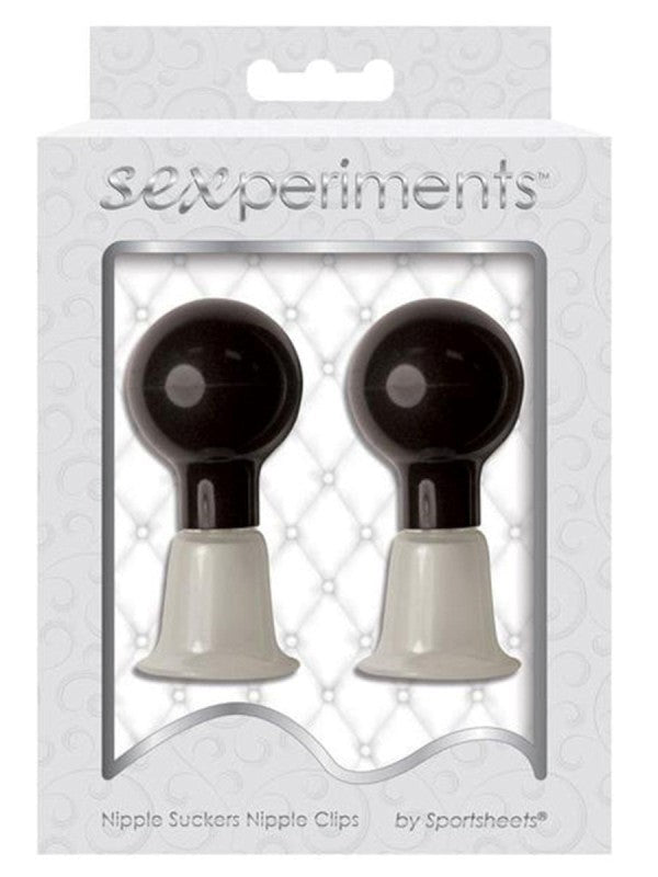 Sportsheets Sexperiments Nipple Suckers Nipple Clips Dual Action - Breast and Nipple Toys