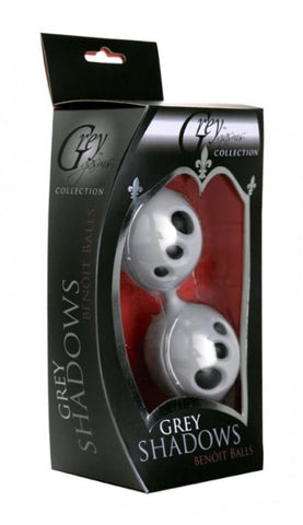 XR Brands Shadows Silicone Benoit Ben Wa Balls Pelvic Floor Training - Personal Massagers