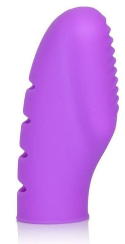 California Exotics Shanes World Finger Banger Adult Massager with Ribbed Sleeve - Finger and Tongue Vibrators