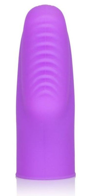 California Exotics Shanes World Finger Banger Adult Massager with Ribbed Sleeve - Finger and Tongue Vibrators
