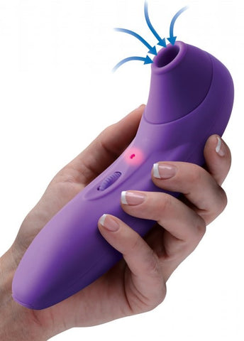 XR Brands Shegasm Focused C Stimulator Clitoral Suction Sex Toy - Clit Ticklers and Pulsators