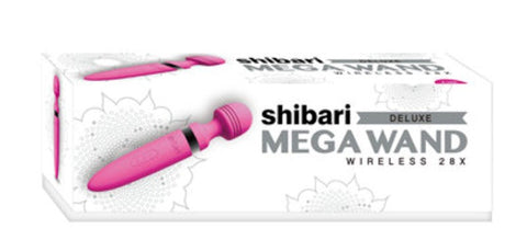 Shibari Deluxe Mega Wireless 28X Pink Vibrator with 28 Pulsation Patterns - Waterproof Vibrators