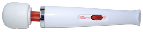 Shibari Wireless 2X White Cordless Wand Vibrator with Flexible Neck - Personal Massagers