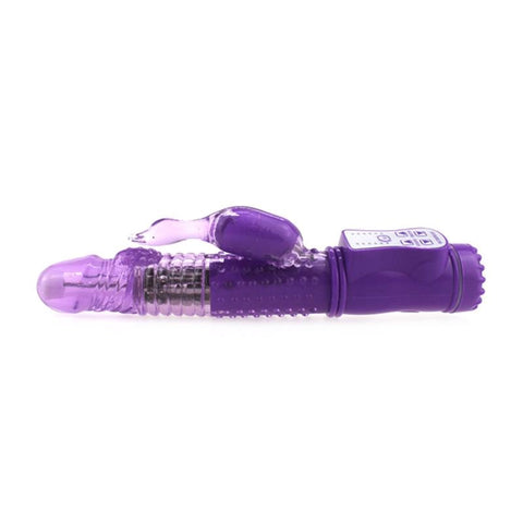 BDStyle Shiouki Jelly Vibe 6 Speed Dual Action Waterproof Vibrator - Jelly Vibrators