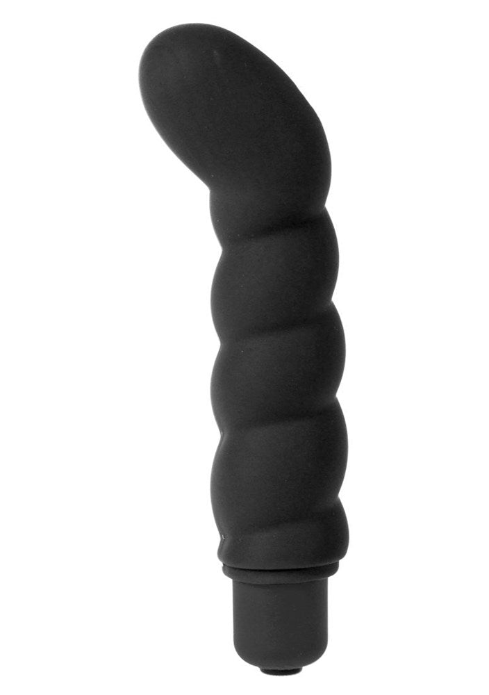 Shots Toys Power G Black G Spot Vibrator with Curved Design - - G-Spot Vibrators