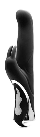 Shots Toys Rechargeable Rabbit Black Dual Motor Clitoral G Spot Vibrator - Rabbit Vibrators