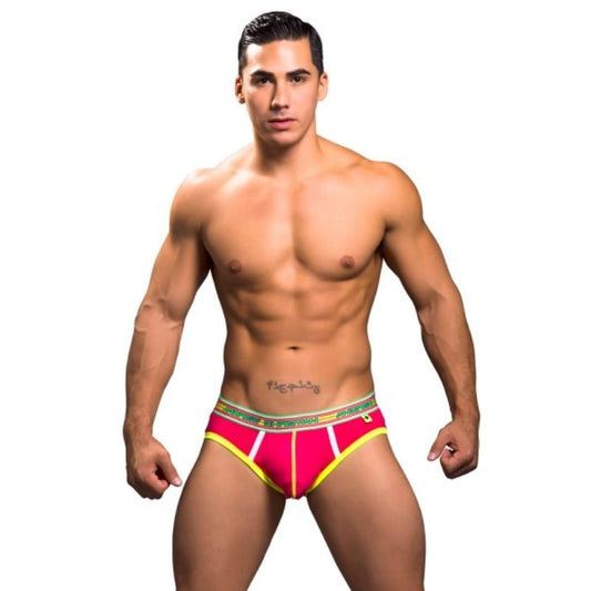 Andrew Christian Show It Tagless Brief Teaberry Penis Enhancement Underwear - - Jocks and G-Strings
