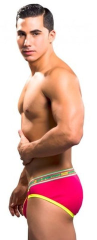 Andrew Christian Show It Tagless Brief Teaberry Penis Enhancement Underwear - Jocks and G-Strings