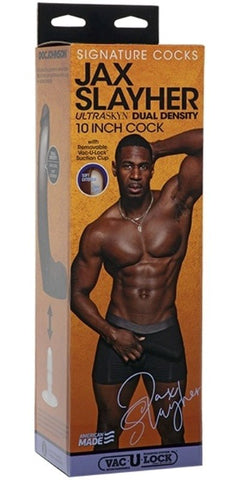 Doc Johnson Signature Cocks Jax Slayher 10 inch Ultraskyn Cock Dual Density - Realistic Dildos