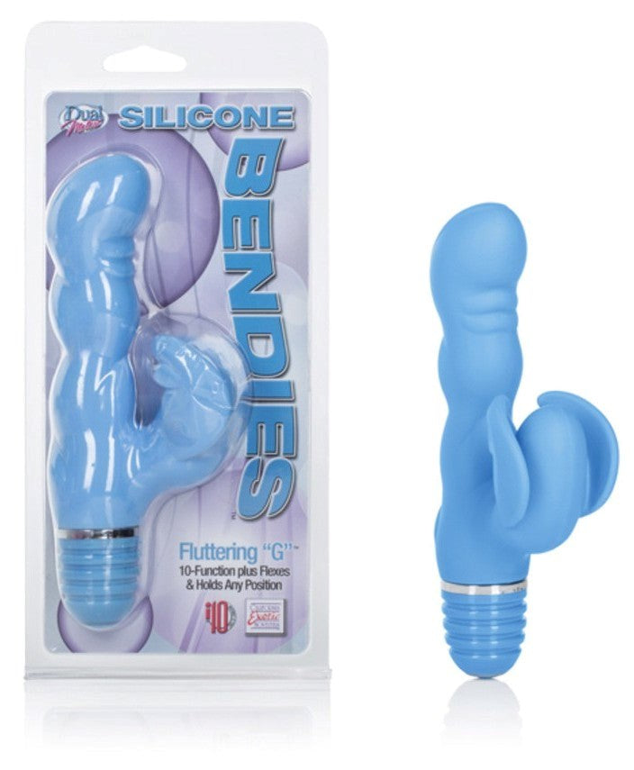 California Exotics Silicone Bendies Fluttering G Flexible G Spot Vibrator - - Rabbit Vibrators