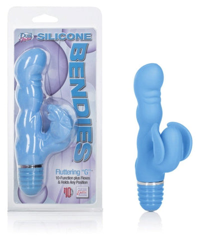 California Exotics Silicone Bendies Fluttering G Flexible G Spot Vibrator - Rabbit Vibrators