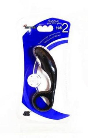 SI Novelties Silicone Prostate Plug No.2 with Ring Design - Prostate Toys
