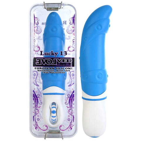 Evolved Silicone Roulette Lucky 13 Vibrator with 10 Functions - Waterproof Vibrators