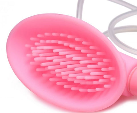XR Brands Silicone Vibrating Pussy Cup with Suction and Vibration - Pussy And Clit Toys