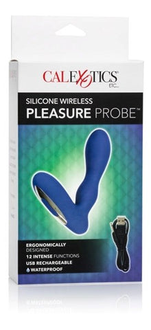 California Exotics Silicone Wireless Pleasure Probe Rechargeable Vibrator - Prostate Toys