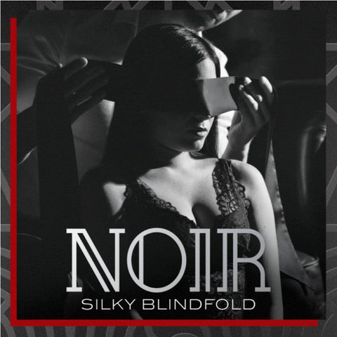 Noir Handmade Silky Blindfold Black Multi Purpose Sensory Play Accessory - Masks And Blindfolds
