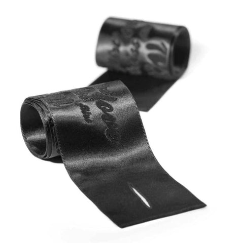 Bijoux Indiscrets Silky Sensual Restraints Luxurious Satin Handcuffs - Cuffs and Restraints