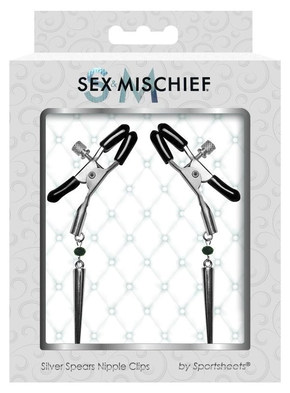 Silver Spears Nipple Clips Feel The Perfect Fit - - Nipple and Clit Clamps