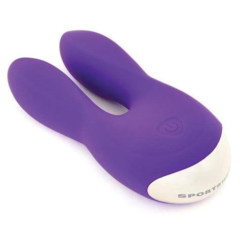 Sportsheets Sincerely Peace Vibe Purple Dual Motor Clitoral Vibrator - Personal Massagers