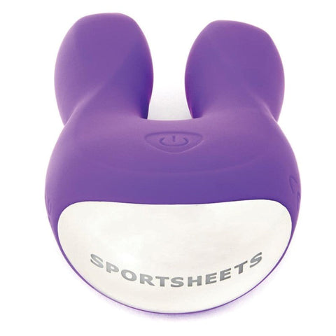Sportsheets Sincerely Peace Vibe Purple Dual Motor Clitoral Vibrator - Personal Massagers