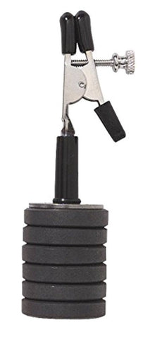Spartacus Enterprises Single Clamp with Magnetic Weights Stainless Steel - Breast and Nipple Toys