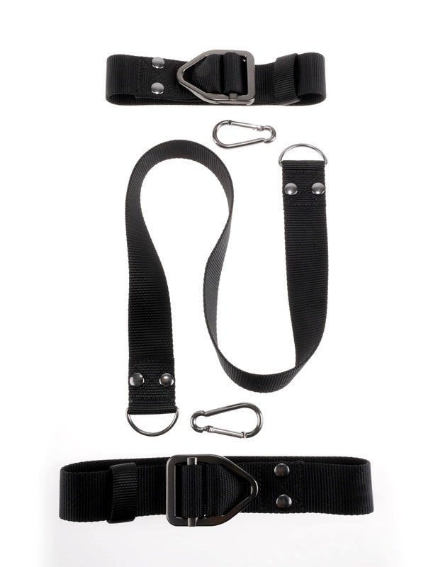 Pipedream Sir Richards Command Deluxe Bondage Cuff Set Industrial Restraints - Cuffs and Restraints