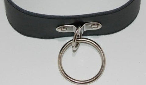 BDStyle SirN Adjustable Bondage Collar Thick Premium Synthetic Leather - Collars and Leads