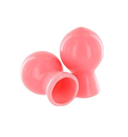 XR Brands Size Matters Nipple Boosters Pink Suction Enhancers - Breast and Nipple Toys