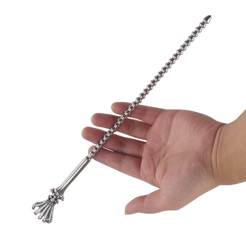 BDStyle Skeleton Hand Urethral Sound Cock Fit Masters Medical Steel Design - Penis Plugs