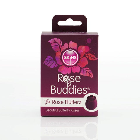 Skins Touch Rose Buddies Rechargeable Clitoral Vibrator with 10 Speeds - Finger and Tongue Vibrators