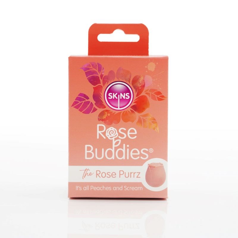 Skins Touch Rose Buddies Soft Silicone Male Masturbator with Pulsing - - Finger and Tongue Vibrators