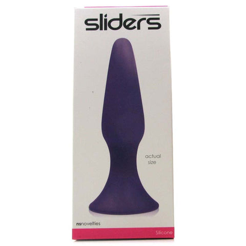 NS Novelties Sliders Large Butt Plug Safe And Secure Premium Silicone - Prostate Toys