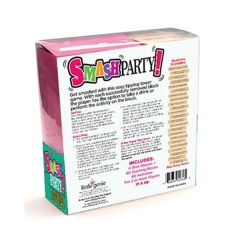 Little Genie Smash Party Sexy Drinking Game with Provocative Dares - Sex Games, Coupons and Tricks