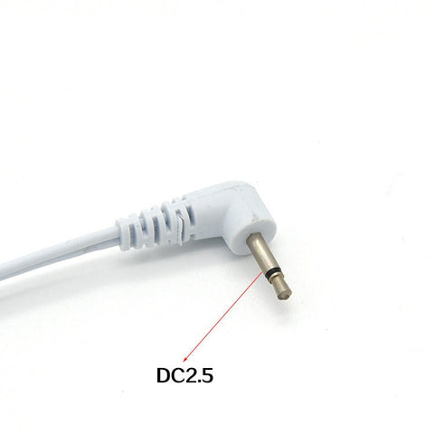 BDStyle Snap Electrode Lead Wires 2 In 1 Electrostimulation Cables - Electro Sex