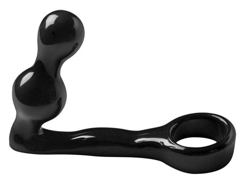 XR Brands Spire Erection Enhancer and Anal Stimulator with Cock Ring - Ball And Cock Toys