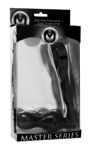 XR Brands Spire Erection Enhancer and Anal Stimulator with Cock Ring - Ball And Cock Toys