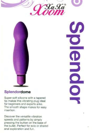 Xa Xa Xoom Splendor Dome Mini Vibrator with Five Speed Settings - - Silicone Vibrators