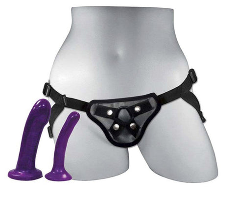 Sportsheets Anal Explorer Sex Toy Kit with Adjustable Harness System - Strap On Sextoys