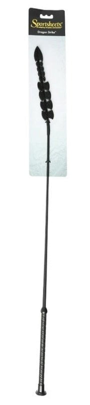 Sportsheets Dragon Strike Crop BDSM Impact Sex Toy with Dragon Scale Design - - Whips And Crops