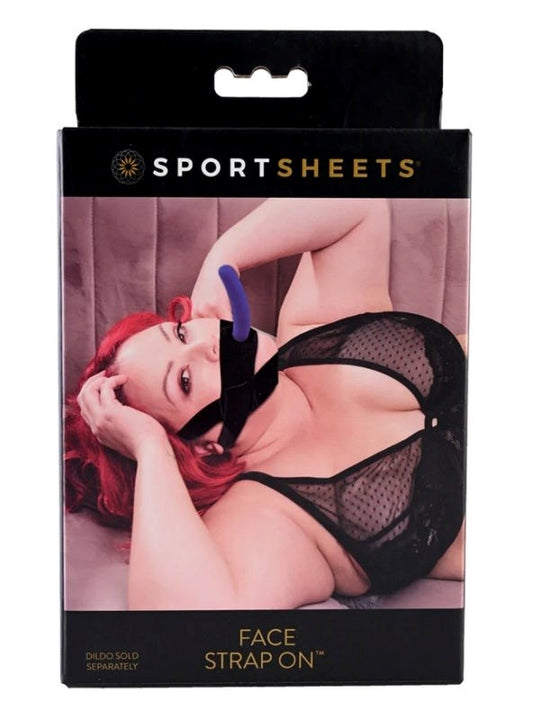 Sportsheets Face Strap On with Adjustable Neoprene Design and O Ring - - Strap On Sextoys