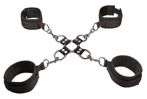 Sportsheets Hog Tie and Cuffs Premium Bondage Set for Intimate Play - Cuffs And Restraints