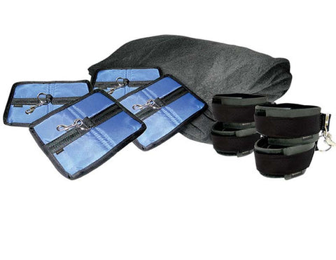 Sportsheets King Size Bed Sheet Cuff & Pad Set - Cuffs and Restraints